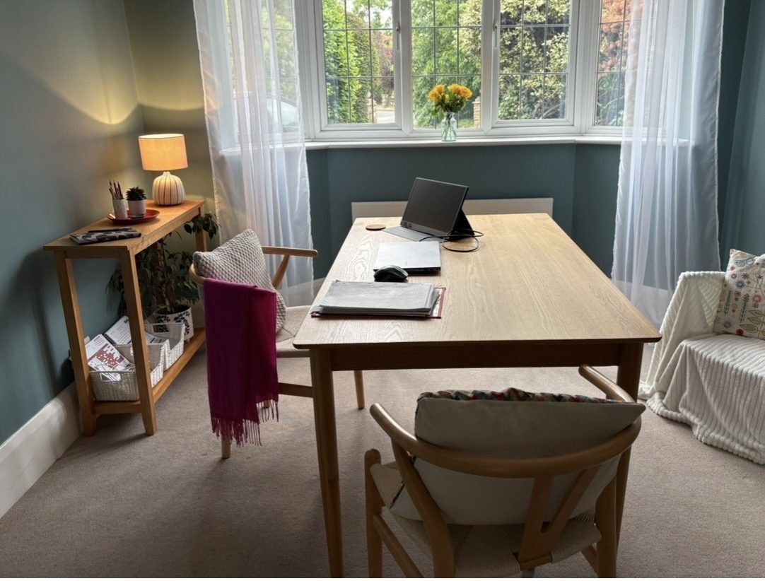 The assessment room, looking towards the window